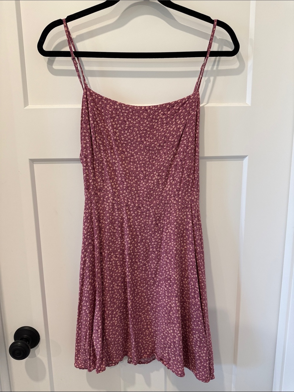 Dress forum/ Floral Spaghetti-Strap Slip Dress in Dusty Rose